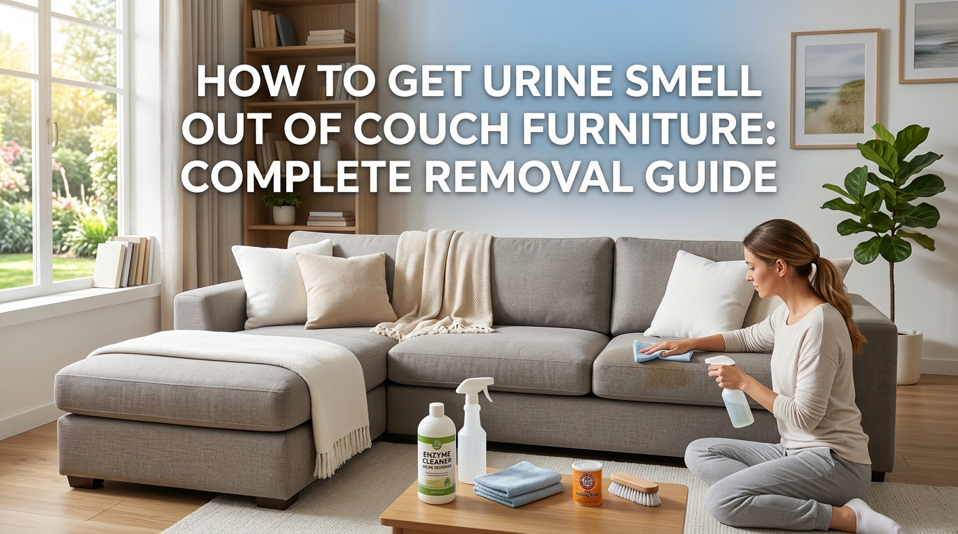 How to Get Urine Smell Out of Couch Furniture: Complete Removal Guide